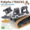 T-Rex Studio TR85003 PzKpfw I Tracks Late Type w/Cleats for Ausf.A/B 1/35